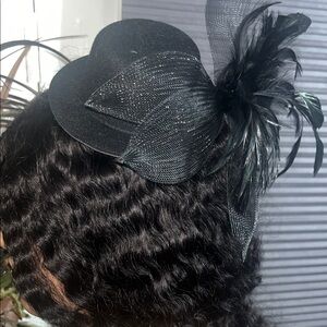Elegant Black Fascinator Hat
